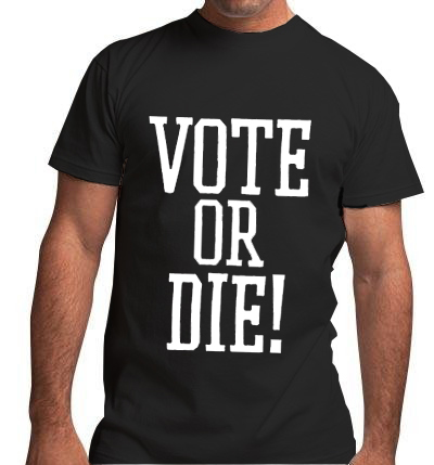 » Vote or Die Slogan Pdiddy Mens T-Shirt
