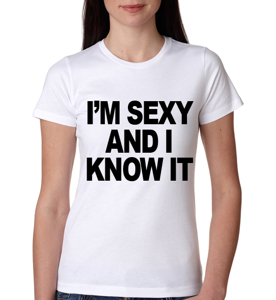 » I’M SEXY AND I KNOW IT – LMFAO – Party Rock Anthem Shufflin Womens T ...