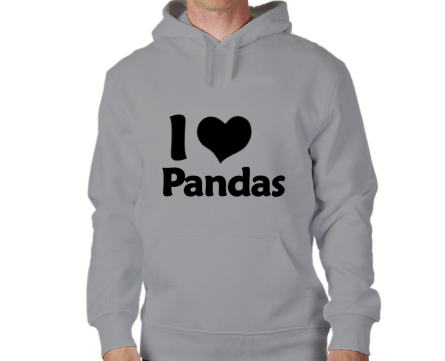 » I love pandas Hoodie